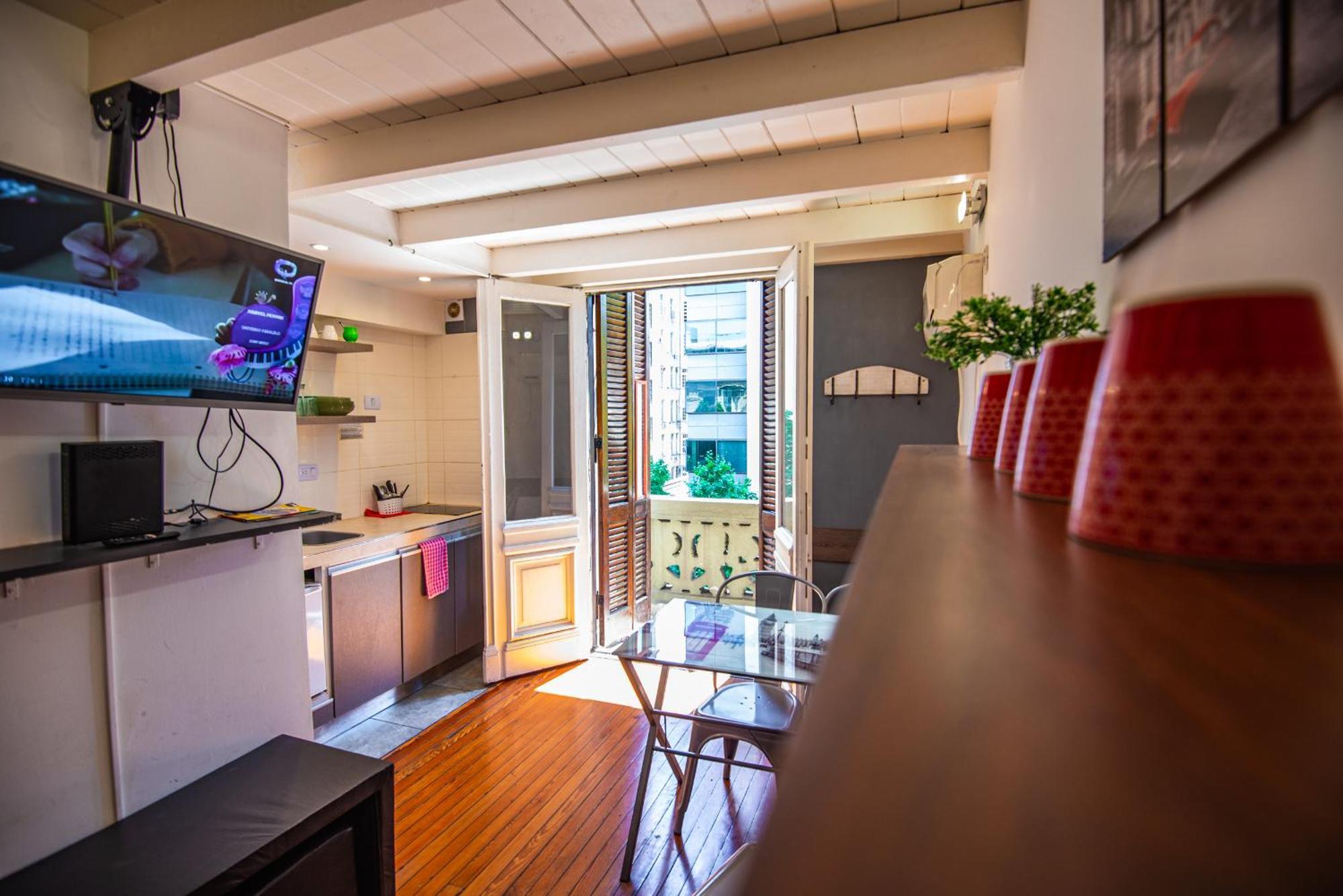 Duplex En Centro Historico Y Turistico Sobre Av. De Mayo Buenos Aires Dış mekan fotoğraf
